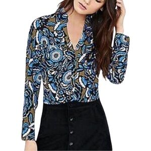 EXPRESS Portofino Shirt in Bold Print - Original Fit